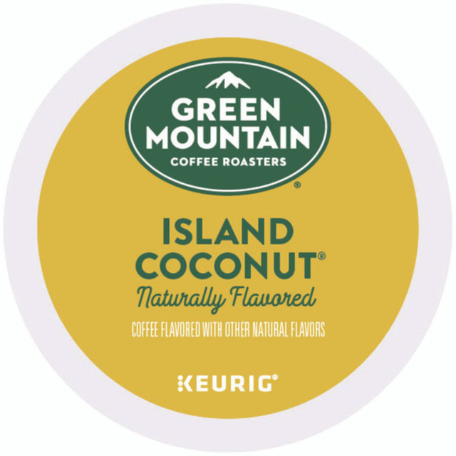 KEURIG DR PEPPER Green Mountain Coffee® 6720 Island Coconut Coffee K-Cup Pods, 24/Box