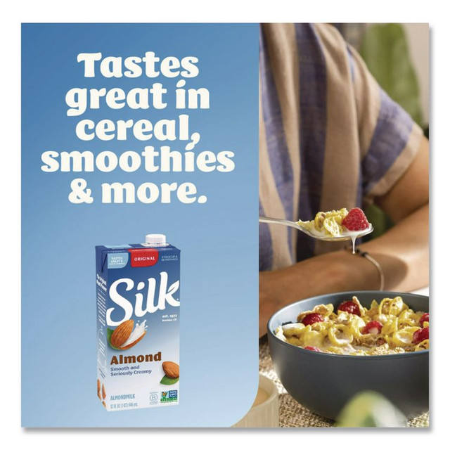 WHITEWAVE FOODS Silk® 443870 Almond Milk, Original, 32 oz Aseptic Box