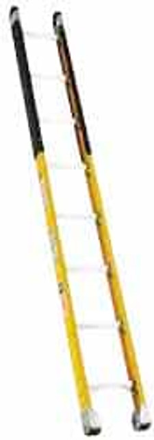 Made in USA 33612 12' High, Type IA Rating, Fiberglass Extension Ladder