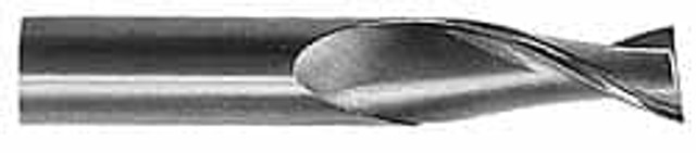 Hertel 750543 Square End Mill: 5/16'' Dia, 1-5/8'' LOC, 5/16'' Shank Dia, 4'' OAL, 2 Flutes, Solid Carbide