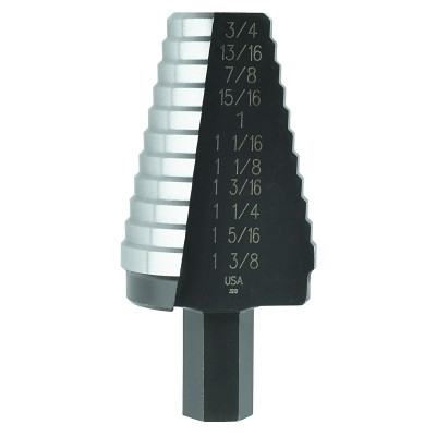 Irwin® Tools Irwin® High Speed Steel Fractional Hole Enlarging, 13/16 in to 1-3/8 in, 10 Steps