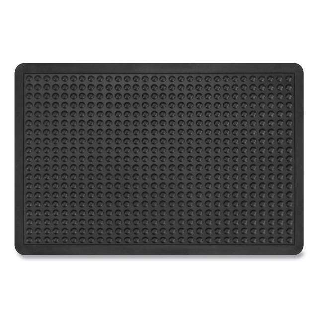 APACHE MILLS 042023 Bubble Flex Anti-Fatigue Mat, Rectangular, 24 x 36, Black