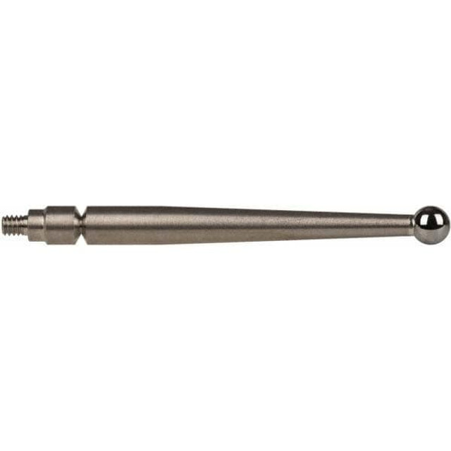 Mitutoyo 136292 Test Indicator Ball Contact Point: 1.2" Contact Point Length, Steel