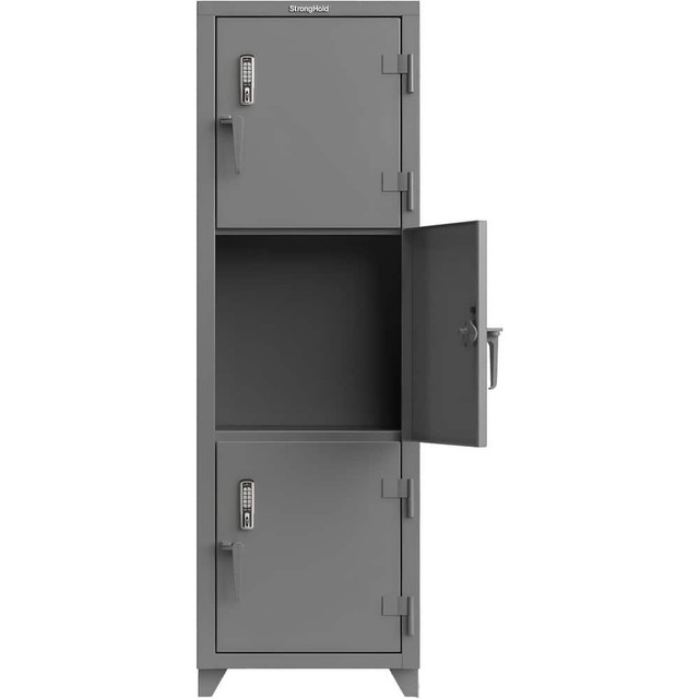 Strong Hold 26-3D-24-3T-EK- 1-Wide Locker: 24" Wide, 75" High, Electronic Lock