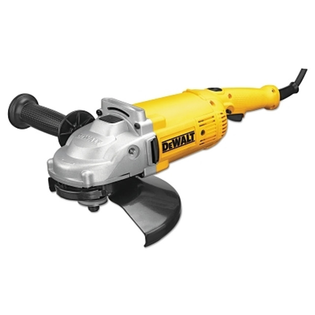 DeWalt® 4HP Large Angle Grinder, 9 in dia, 15 A, 6,500 RPM, Lock-On Trigger DeWalt® 4HP Large Angle Grinder, 9 in dia, 15 A, 6,500 RPM, Lock-On Trigger