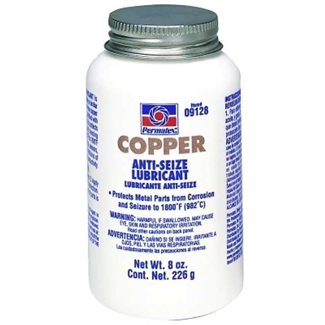 Permatex® Copper Anti-Seize Lubricant, 8 oz Brush Top Bottle Permatex® Copper Anti-Seize Lubricant, 8 oz Brush Top Bottle