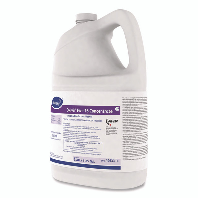 DIVERSEY Oxivir® 4963314 Five 16 One-Step Disinfectant Cleaner, 1 gal Bottle, 4/Carton