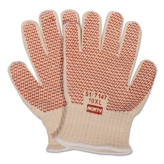 Honeywell Honeywell North® Grip N® Hot Mill Nitrile Coated Glove, Cotton, Natural White, Medium Honeywell Honeywell North® Grip N® Hot Mill Nitrile Coated Glove, Cotton, Natural White, Medium