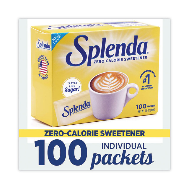 MCNEIL - DIV OF JOHNSON&JOHNSON Splenda® 200022CT No Calorie Sweetener Packets, 0.035 oz Packets, 1200 Carton