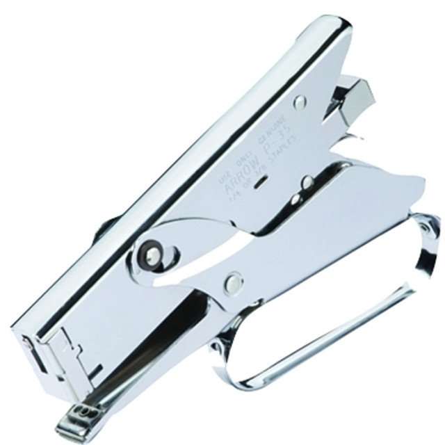 Arrow Fastener Plier-Type Stapler, 150 Cartridge Capacity, Durable Chrome Finish Arrow Fastener Plier-Type Stapler, 150 Cartridge Capacity, Durable Chrome Finish