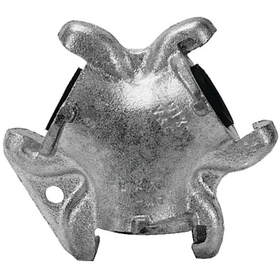 Dixon Valve Air King® 2-Lug Triple Connection, 5/16 in dia x 4-9/32 in W x 3-3/4 in H, Brass (Global Investment Cast)