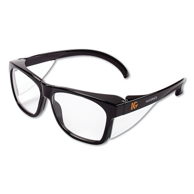 Ansell KleenGuard™ Maverick™ Safety Glasses, Clear Polycarbonate KleenVision™ Anti-Fog Lens, Black Frame