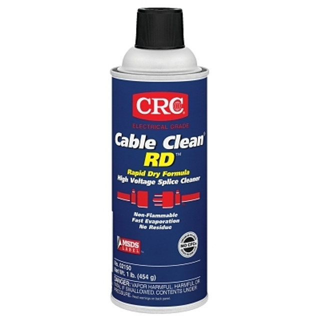 CRC® Cable Clean RD High Voltage Splice Cleaners, 16 oz Aerosol Can CRC® Cable Clean RD High Voltage Splice Cleaners, 16 oz Aerosol Can