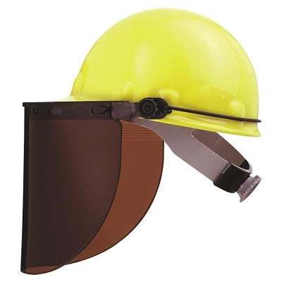 PIP Global Safety Fibre-Metal® by PIP High Performance Faceshield Hat Adapters, Cap Style, Plastic, For P2/E2