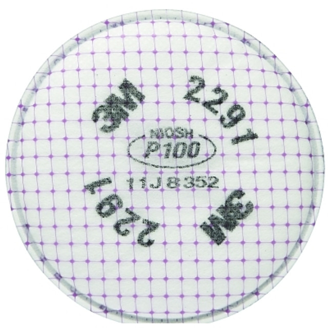 3M™ 7000127449 Advanced Particulate Filter, P100, Oil/ Non-Oil Based Particulates, Magenta