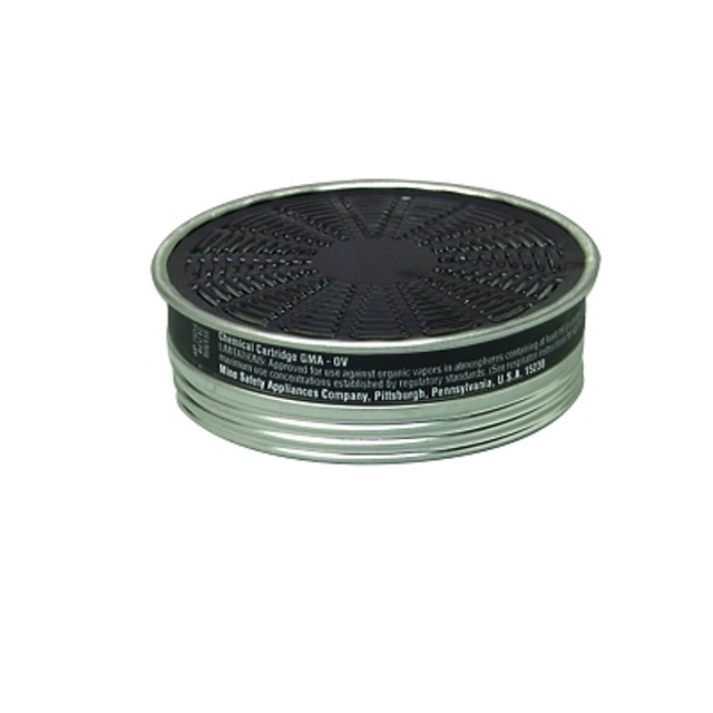 MSA Comfo® Respirator Cartridge, OV, Comfo®/Advantage® Respirators, NIOSH Color Code Black MSA Comfo® Respirator Cartridge, OV, Comfo®/Advantage® Respirators, NIOSH Color Code Black