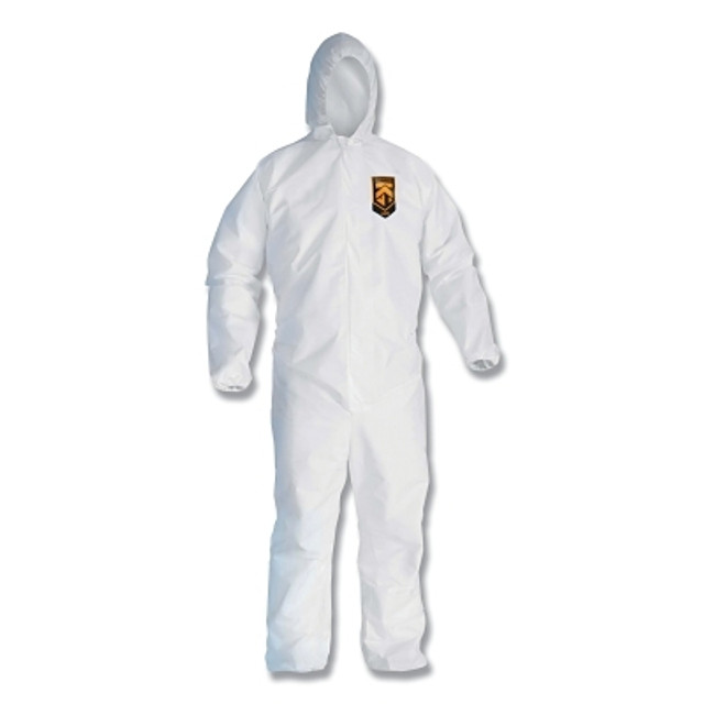 Ansell KleenGuard™ A20 Breathable Particle Protection Coveralls, White, 3X-Large, ZF, EBWAH