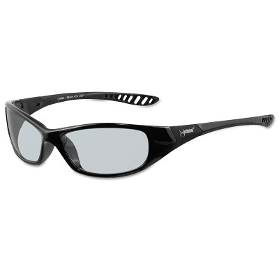 Ansell KleenGuard™ V40 Hellraiser™ Safety Glasses, Indoor/Outdoor Polycarbonate Lens, Uncoated, Black, Nylon
