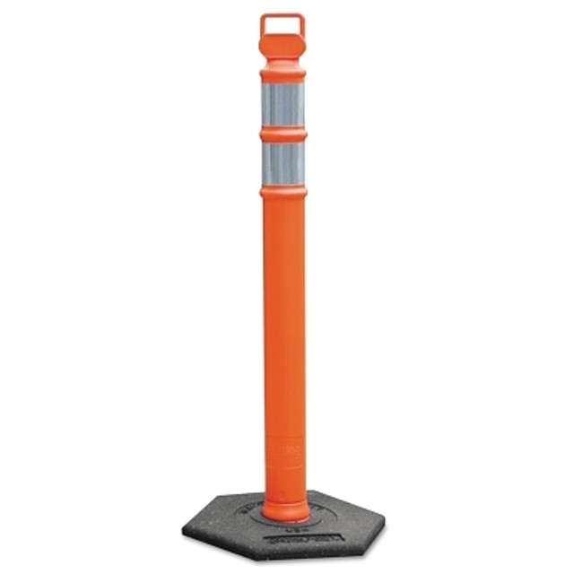 Cortina 03734RBC EZ Grab Delineator Post, 3 in dia x 45 in H, Orange