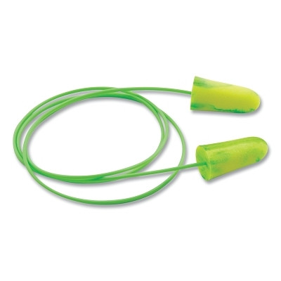 Moldex Goin' Green Foam Earplugs, Foam, Green, Corded