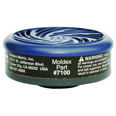 Moldex 7000 & 9000 Series Gas/Vapor Cartridge, Organic Vapors, Black