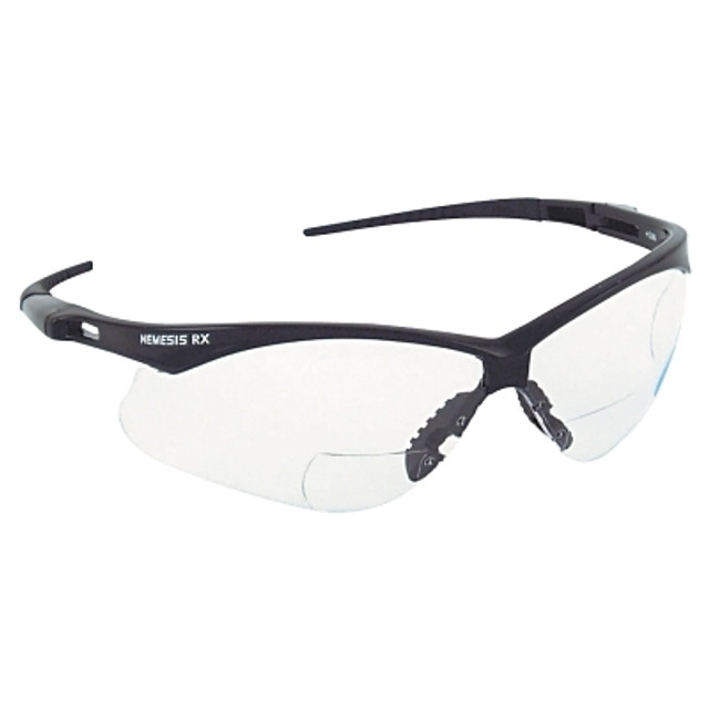 Ansell KleenGuard™ V60 Nemesis™ Rx Readers Prescription Safety Glasses, Clear, Polycarbonate Scratch-Resistant Lens, Black Frame/Temples, +1.5 Ansell KleenGuard™ V60 Nemesis™ Rx Readers Prescription Safety Glasses, Clear, Polycarbonate Scratch-Resistant Lens, Black Frame/Temples, +1.5