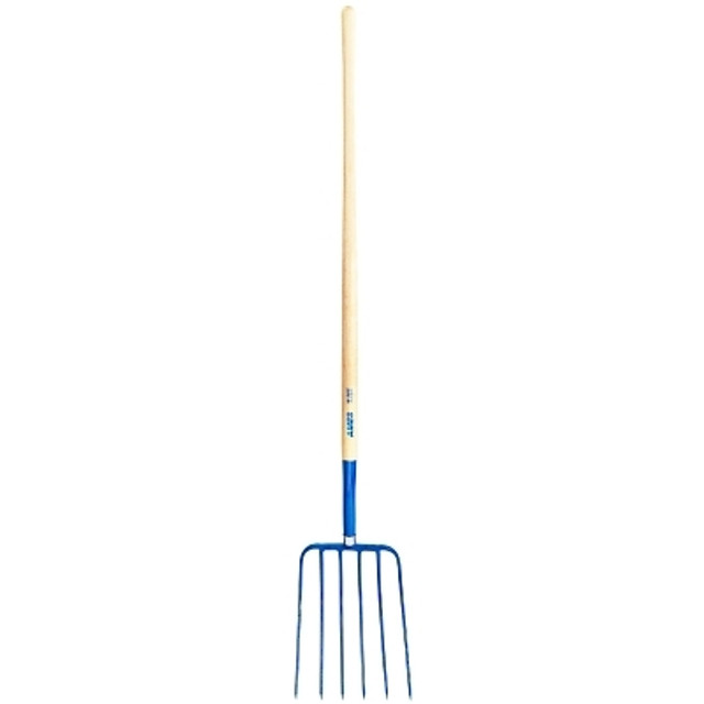 The AMES Companies, Inc. TRUE TEMPER® Manure/Compost & Hay Forks, 6-oval tine, 48 in handle