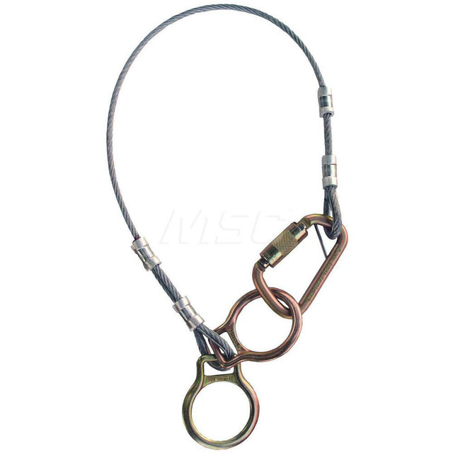 DBI-SALA 7100227208 Anchors, Grips & Straps; Load Capacity: 310lb; 141kg ; Material: Galvanized Steel ; Anchor Point Connection Type: D-Ring ; Tensile Strength: 5000lb ; Standards: ANSI; OSHA ; UNSPSC Code: 46182300