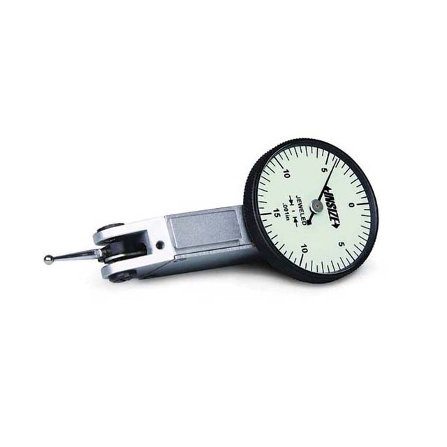 Insize USA LLC 2381-301 Dial Drop Indicator: 0 to 0.008" Range, 0-40-0 Dial Reading, 0.0001" Graduation, 1-29/64" Dial Dia