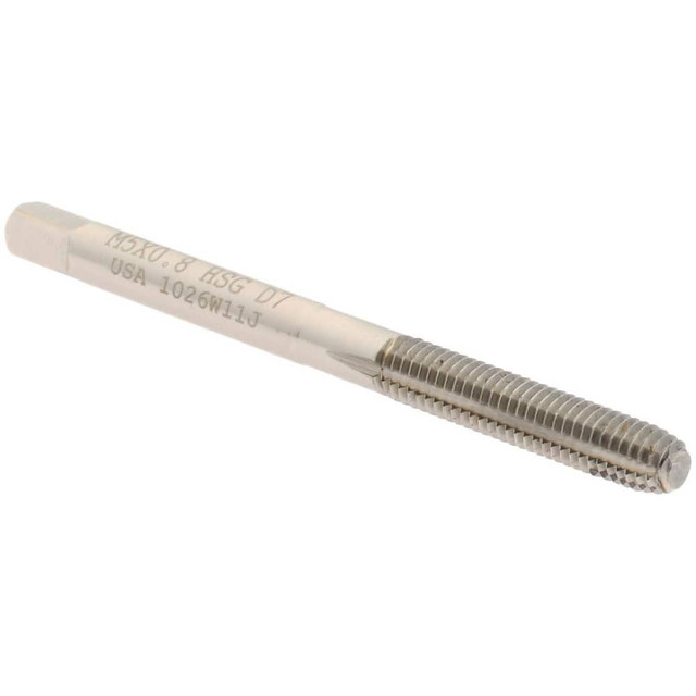 Hertel K010455AS Thread Forming Tap: Metric, Bottoming, High-Speed Steel, Bright/Uncoated Coated