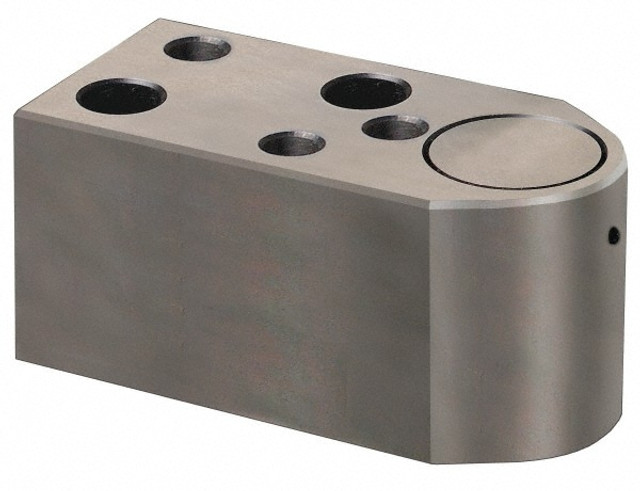 Dayton Lamina LRE 87 Dayton Progress, 7/8" Shank Diam, 2-1/2" Base Length x 1-1/2" Base Width x 1-1/4" Base Height, 3/8-16 Thread, Alloy Steel Mold Punch Retainer