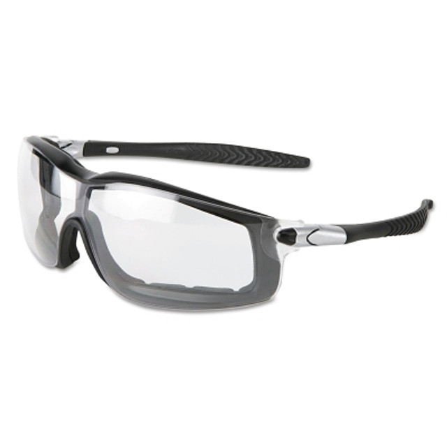 MCR Safety Rattler Protective Eyewear, Clear Lens, Anti-Fog/Duramass Scratch-Resistant MCR Safety Rattler Protective Eyewear, Clear Lens, Anti-Fog/Duramass Scratch-Resistant