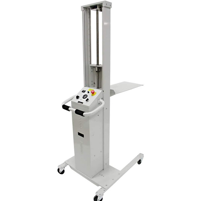 Valley Craft F89398 Battery Operated Lifts; Lift Type: Aluminum Stacker Lift ; Load Capacity (Lb. - 3 Decimals): 500.000 ; Minimum Lift Height: 12in ; Maximum Lift Height: 71.00 ; Battery Included: Yes ; Charger Included: Yes