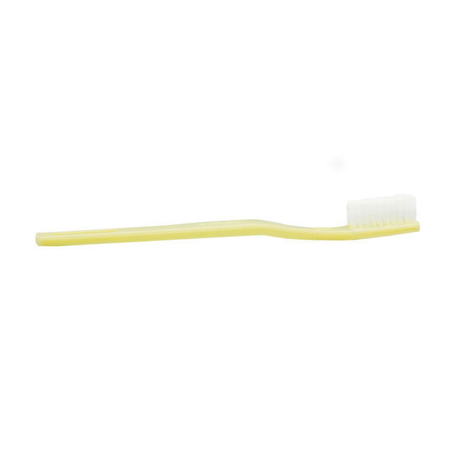 Dukal Corporation  TB30 Toothbrush, 30 Tuft, Ivory Handle, Clear Polypropylene Bristles, 144/bx, 10 bx/cs (27 cs/plt)