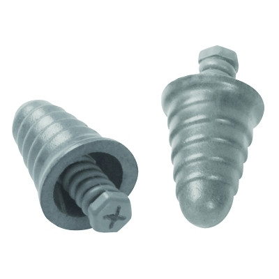 3M™ Next™ Skull Screws™ Earplug, Polyurethane, Silver, Uncorded