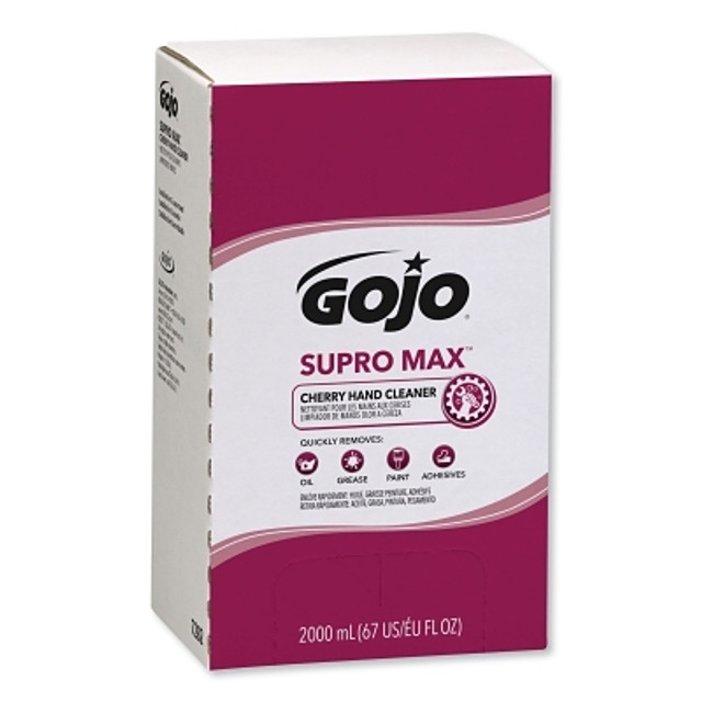 Gojo® SUPRO MAX™ Cherry Hand Cleaner, for PRO™ TDX™, Cherry, Bag-in-Box, 2,000 mL