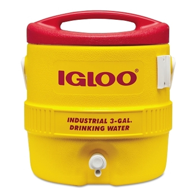 Igloo 400 Series Cooler, 3 gal, Red/Yellow