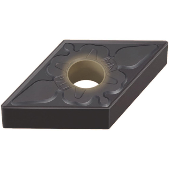 Mitsubishi 689186 Turning Inserts; Insert Style: DNMG ; Insert Size Code: 4 ; Insert Shape: Rhombic 550 ; Included Angle: 55.00 ; Inscribed Circle (Decimal Inch): 0.5000 ; Corner Radius (Decimal Inch): 0.0312