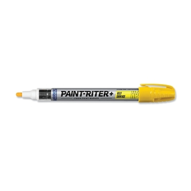 LA-CO Industries Inc Markal® Paint-Riter®+ Oily Surface Paint Marker, Yellow, 1/8 in Tip, Medium