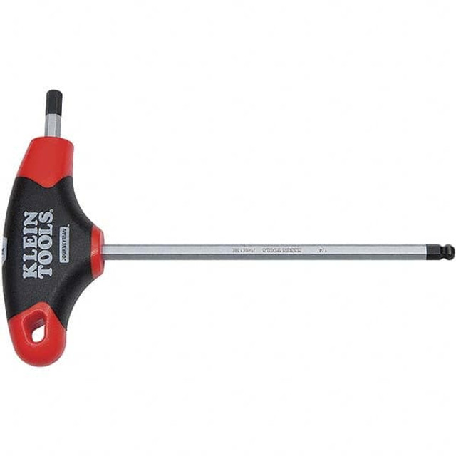 Klein Tools JTH6E06BE Hex Key: 0.09" Hex, T-Handle Cushion Grip Arm