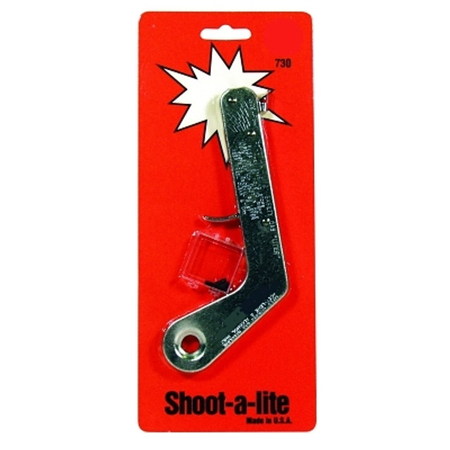 GC Fuller Shurlite® Spark Lighter, Shoot-a-lite Lighter, Flat-Pistol Shape, 5 Renewals