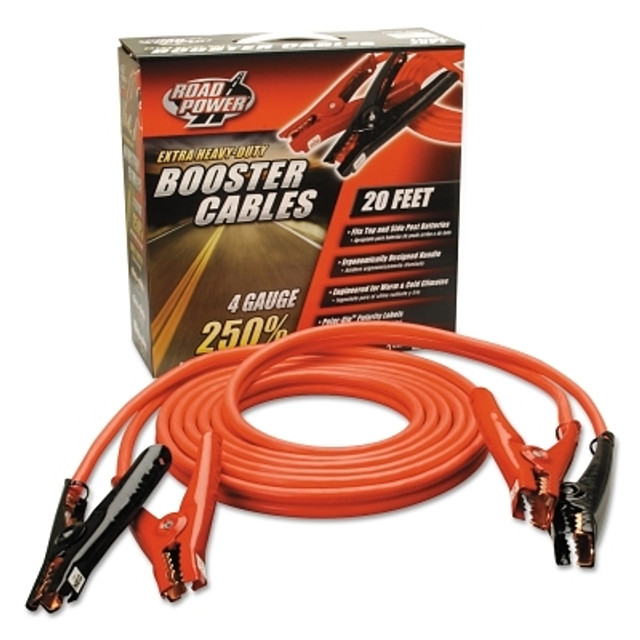 Southwire Automotive Booster Cables, 4/1 AWG, 16 ft, Red
