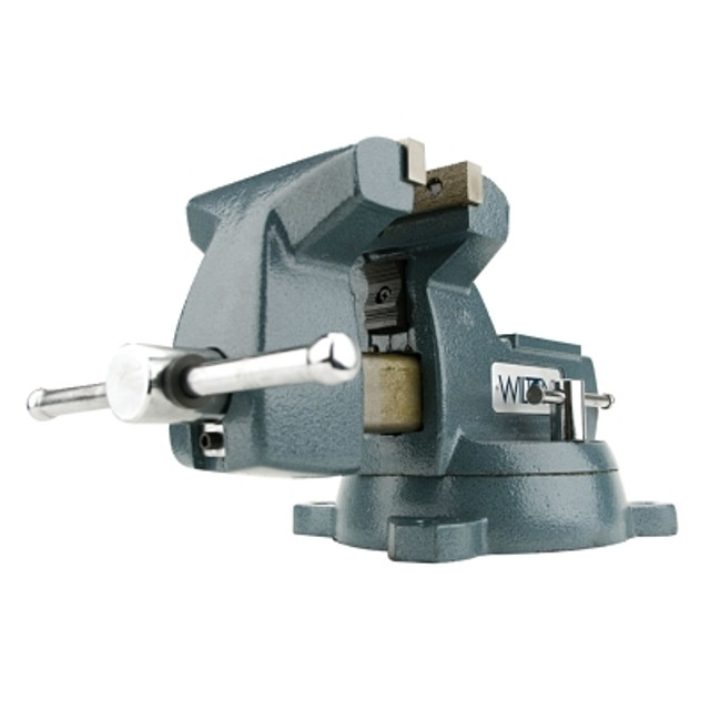 WMH Tool Group Wilton® Mechanics Vise, 6 in Jaw Width, 4-1/8 in Throat Depth, Swivel Base