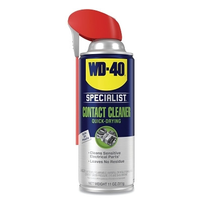 WD-40® Specialist Contact Cleaner, 11 oz, Aerosol Can, Hydrocarbon/Alcohol Scent