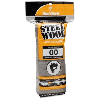 Red Devil Steel Wool, Very Fine, #00