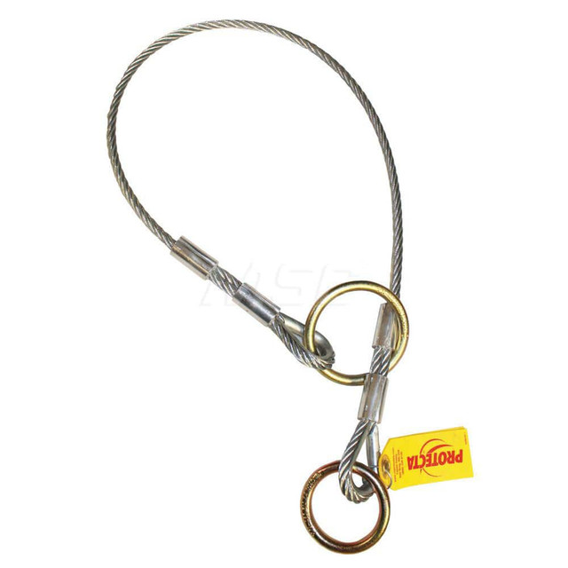 DBI-SALA 7012818264 Anchors, Grips & Straps; Load Capacity: 310lb; 141kg ; Material: Galvanized Steel ; Anchor Point Connection Type: O-Ring ; Tensile Strength: 5000lb ; Standards: ANSI; OSHA ; UNSPSC Code: 46182300
