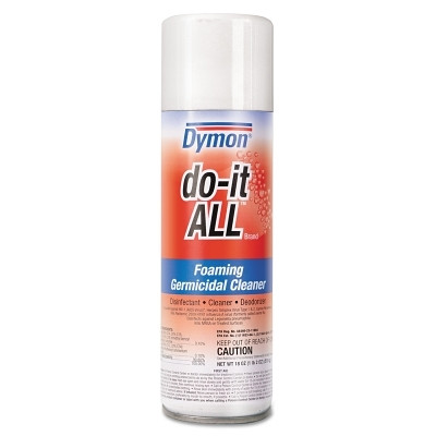 ITW Pro Brands Dymon® do-it-ALL™ Germicidal Foaming Cleaner, 20 oz Aerosol Can, Lemon Scent