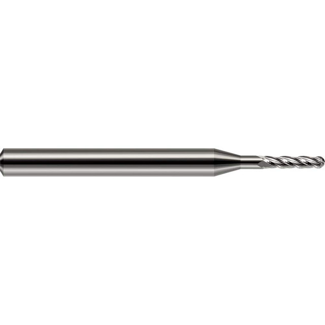 Harvey Tool 805808 Ball End Mill: 1/8" Dia, 3/8" LOC, 4 Flute(s), Solid Carbide