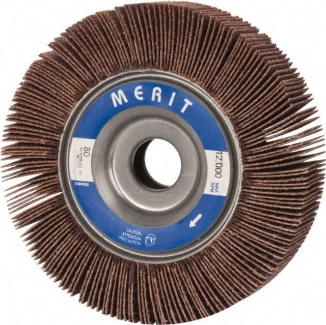 Merit Abrasives 08834122035 4 x 1" 80 Grit Aluminum Oxide Unmounted Flap Wheel