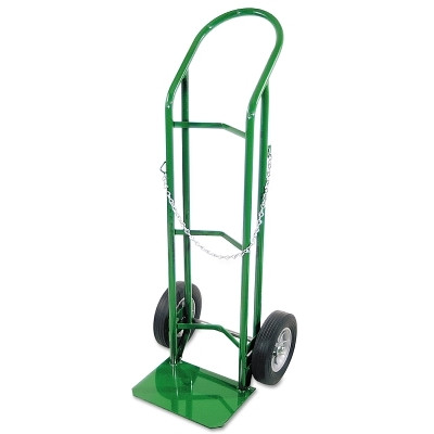 Anthony Single-Cylinder Delivery Cart, 48 in H x 18 in W,  10 in Solid Rubber Wheels